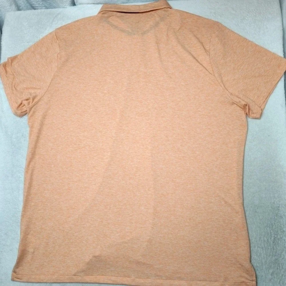 Nike Polo Shirt Mens 2XL Orange Golf Tour Performance Court Stretch Work FJ1643